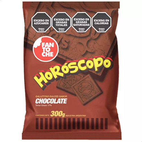 GALLETITAS FANTOCHE HOROSCOPO CHOCOLATE 300G X12UNID