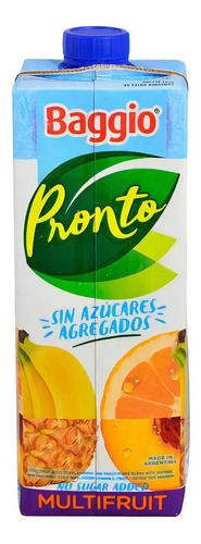 JUGO BAGGIO MULTIFRUTA SIN AZUCAR 1 LITRO