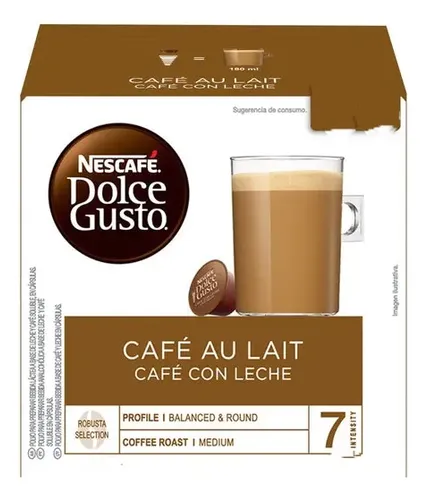 CAPSULAS CAFE NESCAFE DOLCE GUSTO AU LAIT 10CAP