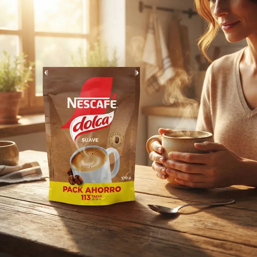CAFE NESCAFE DOLCA SUAVE INSTANTANEO DOYPACK 170G
