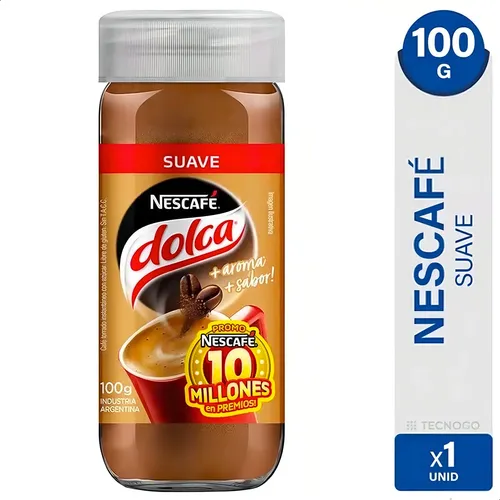 CAFE NESCAFE DOLCA SUAVE INSTANTANEO 100G