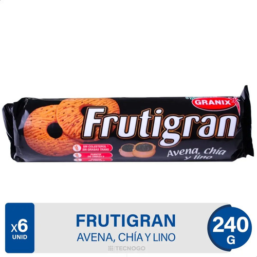 GALLETITAS FRUTIGRAN AVENA CHIA LINO 240G - GRANIX