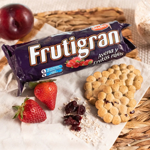 GALLETITAS FRUTIGRAN AVENA FRUTOS ROJOS 250G - GRANIX