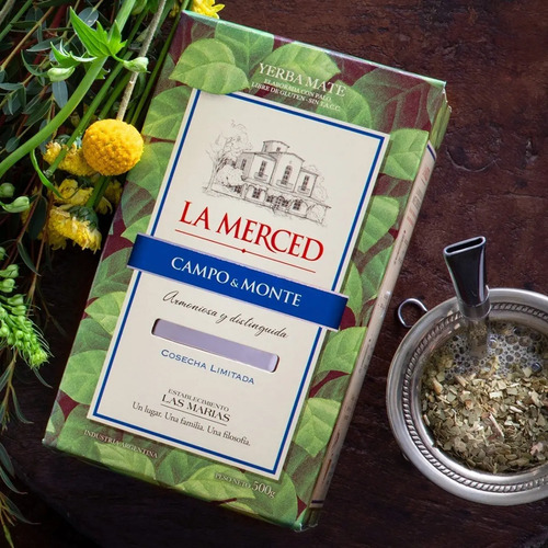 YERBA MATE LA MERCED CAMPO & MONTE 500G