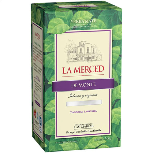 YERBA MATE LA MERCED DE MONTE 500G