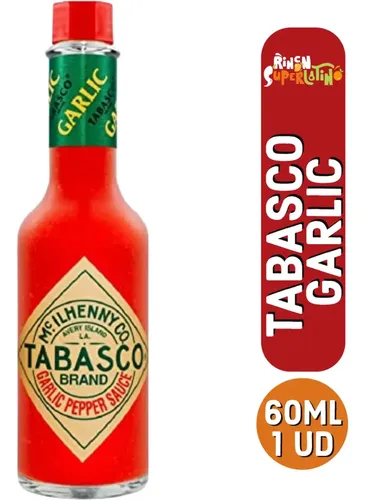SALSA PICANTE TABASCO GARLIC 60ML