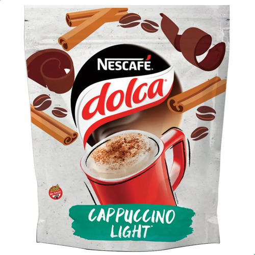 PACK X8 CAFE NESCAFE DOLCA CAPPUCCINO LIGHT 100G