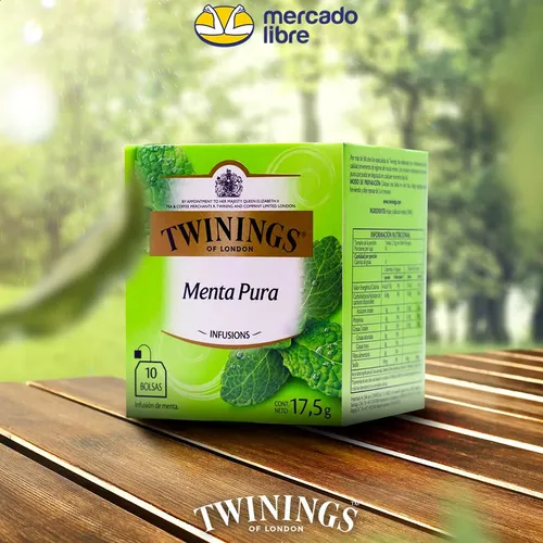 TE TWININGS MENTA PURA 10SAQ 17,5G