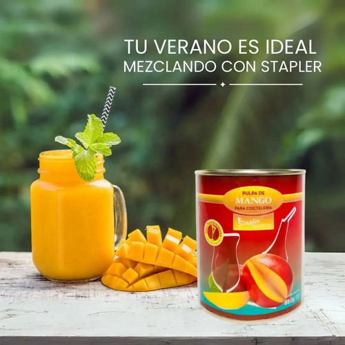 PULPA DE MANGO STAPLER LATA 880G