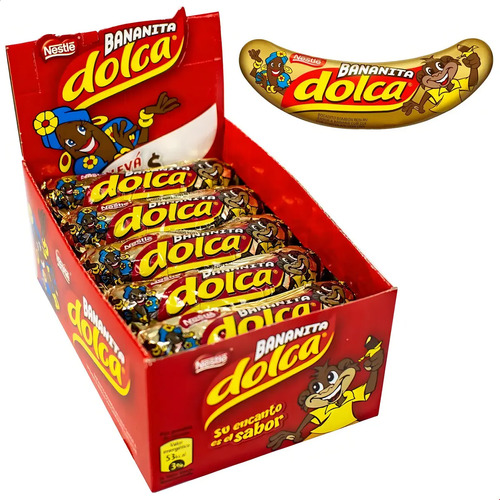 BANANITA DOLCA CAJA X15 UNIDADES 14G - NESTLE