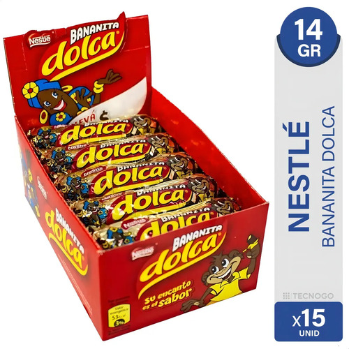 BANANITA DOLCA CAJA X15 UNIDADES 14G - NESTLE