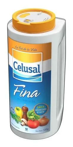 SAL CELUSAL FINA CORREDIZA SALERO 500G - TIMBO