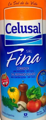 SAL CELUSAL FINA CORREDIZA SALERO 500G - TIMBO