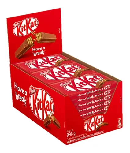 CHOCOLATE KIT KAT EXTRA MILK & COCOA 41,5G BOX X24