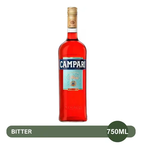 PACK X 6 APERITIVO CAMPARI BITTER 750ML
