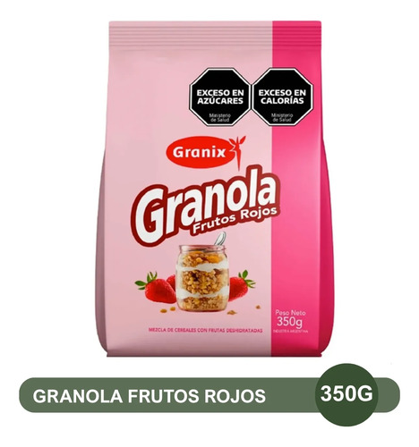 GRANOLA GRANIX CROCANTE FRUTOS ROJOS 350G