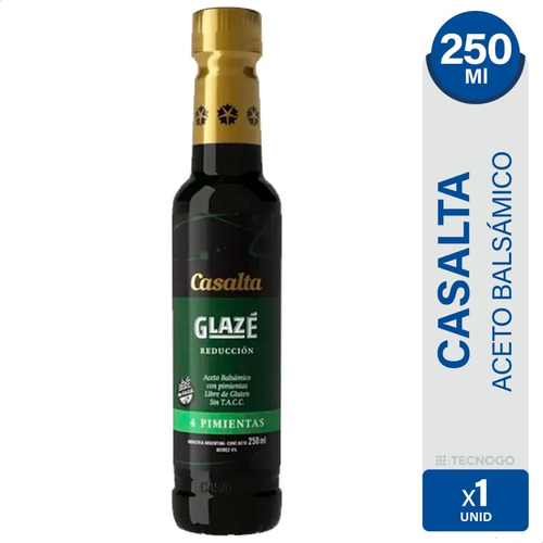 ACETO CASALTA GLAZE 4 PIMIENTAS 250ML - PORTA