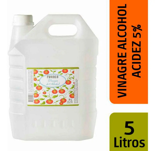 VINAGRE DE ALCOHOL BIDON 5 LITROS FAVINCO