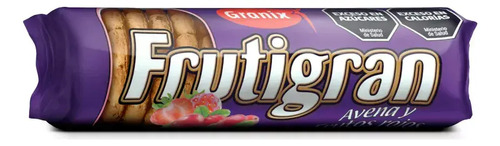 PACK X6 GALLETITAS FRUTIGRAN AVENA FRUTOS ROJOS 250G - GRANIX