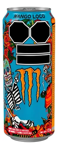 ENERGIZANTE MONSTER ENERGY SABOR MANGO LOCO 473ML