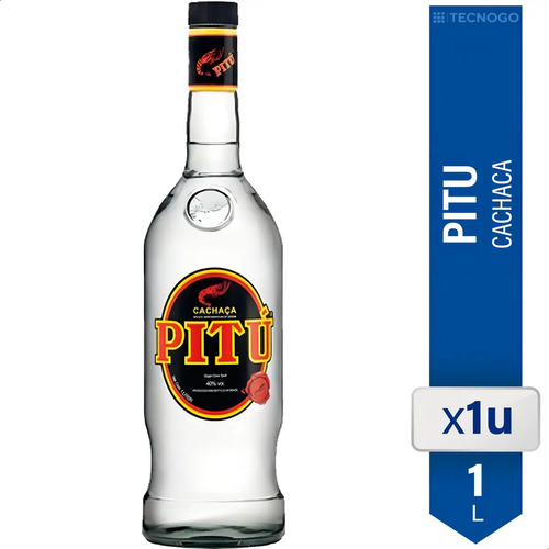 CACHACA PITU IMPORTADA BRASIL 1 LITRO