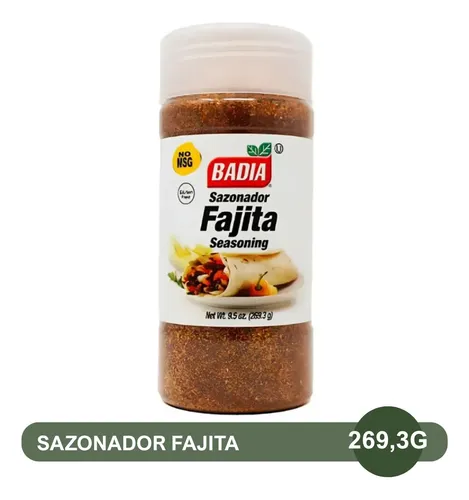 SAZONADOR BADIA PARA FAJITA 269.3G