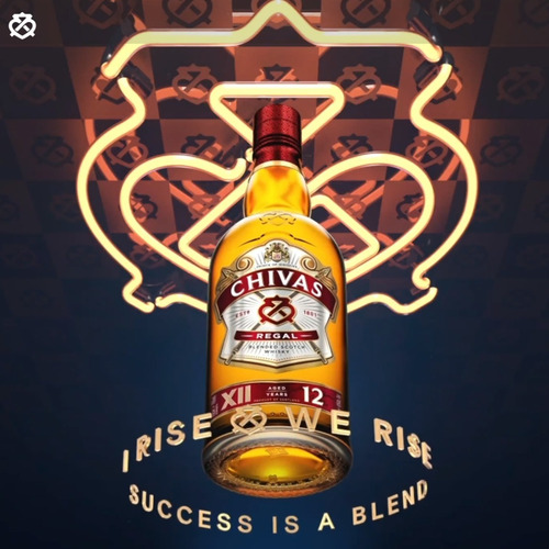 WHISKY CHIVAS REGAL 12 AÑOS 1 LITRO + 1 VASO CLASICO 350ML