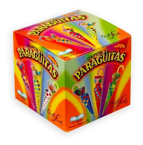CHUPETIN CHOCOLATE PARAGUITAS CAJA X40 UNIDADES FELFORT