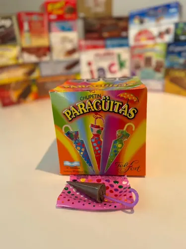 CHUPETIN CHOCOLATE PARAGUITAS CAJA X40 UNIDADES FELFORT