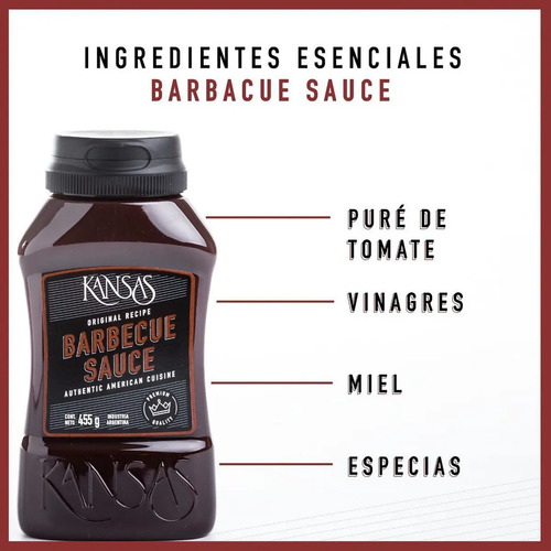 SALSA KANSAS BARBECUE 455G