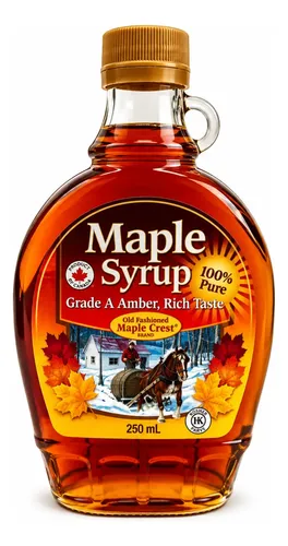 JARABE DE ARCE MAPLE SYRUP 250ML - VILLARES