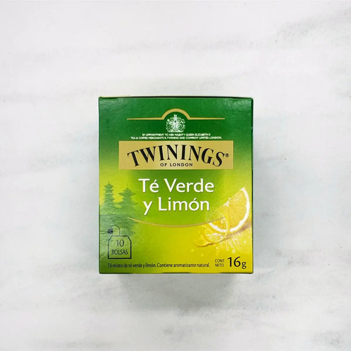 TE VERDE Y LIMON TWININGS 10SAQ 16G