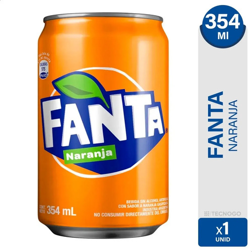 FANTA NARANJA LATA 354ML