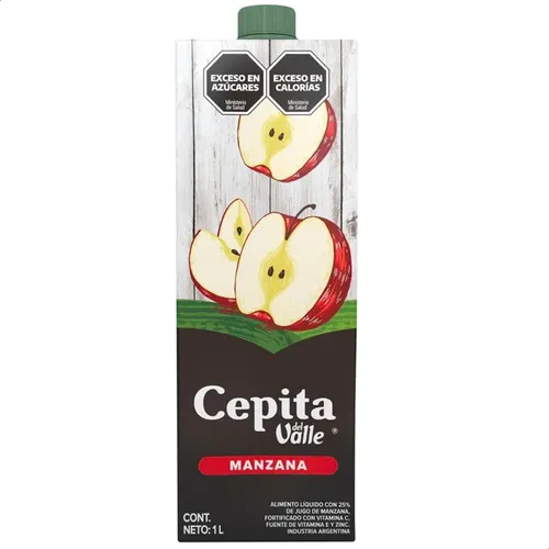 JUGO CEPITA DEL VALLE MANZANA TETRAPAK 1 LITRO