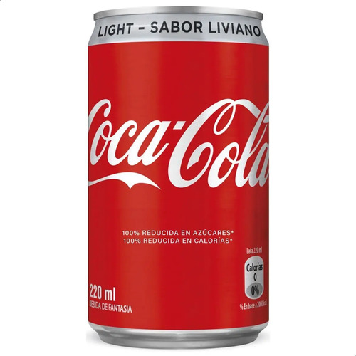 COCA COLA LIGHT LATA MINI 220ML