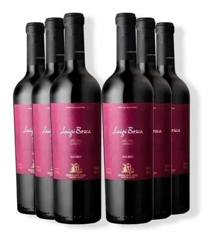 PACK X6 VINO LUIGI BOSCA MALBEC 750ML