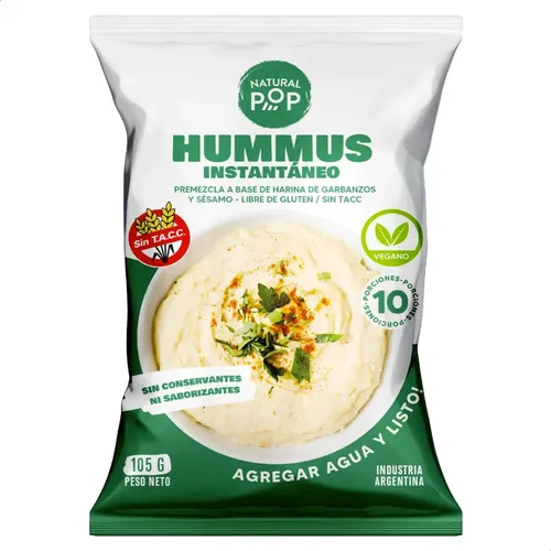HUMMUS NATURAL POP INSTANTANEO 100G