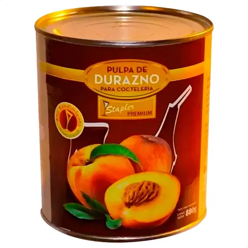 PULPA DE DURAZNO STAPLER PREMIUM LATA 880G