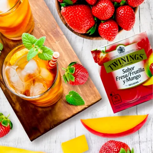 TE TWININGS FRUTILLA Y MANGO 10SAQ 15G
