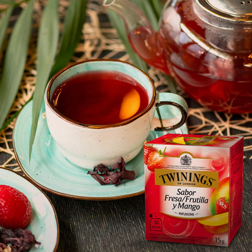 TE TWININGS FRUTILLA Y MANGO 10SAQ 15G
