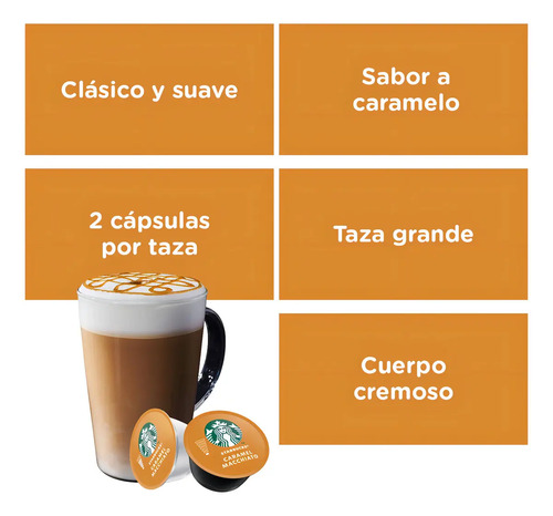 CAPSULAS CAFE STARBUCKS CARAMEL MACCHIATO