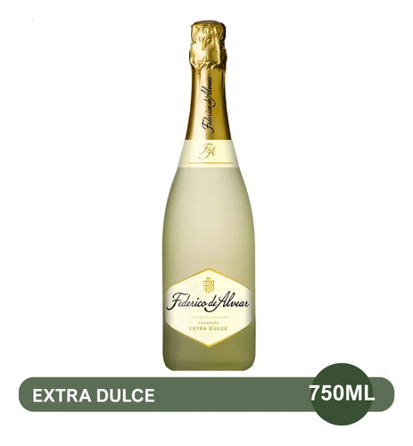 ESPUMANTE FEDERICO ALVEAR EXTRA DULCE 750ML