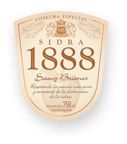 SIDRA 1888 ROSE SAENZ BRIONES COSECHA ESPECIAL 750ML