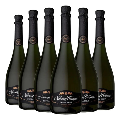 PACK X6 CHAMPAGNE NAVARRO CORREAS EXTRA BRUT 750ML