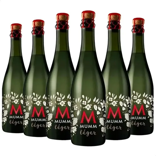 PACK X6 CHAMPAGNE MUMM LEGER ESPUMANTE 750ML