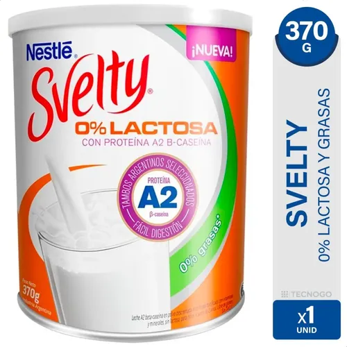 LECHE EN POLVO SVELTY DESLACTOSADA NESTLE 370G