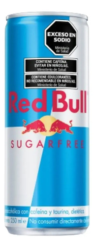 PACK X4 RED BULL SIN AZUCAR LATAS 250ML
