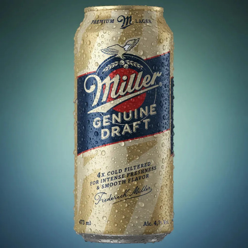 PACK X24 CERVEZA MILLER RUBIA LATA 473ML