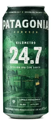 PACK X6 CERVEZA PATAGONIA 24.7 SESSION IPA LATA 473ML