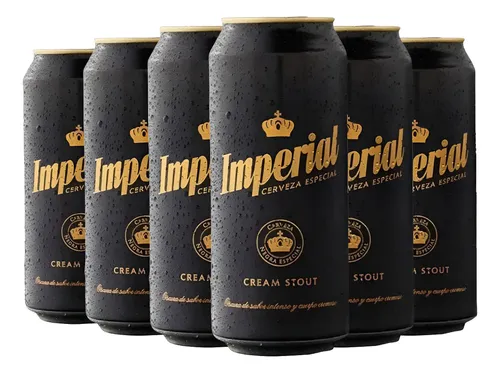 PACK X6 CERVEZA IMPERIAL CREAM STOUT NEGRA ESPECIALIDADES